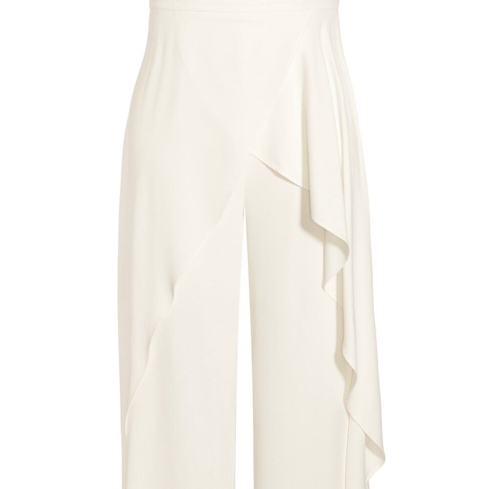 City Chic Attract Jumpsuit WHITE Size 20 - Picture 2 of 4